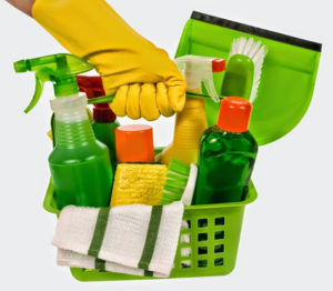 التنظيم في تنظيف المنازل